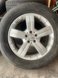 MERCEDES 18” RIMS AND TIRES 