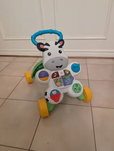 Fisher-Price Baby Push Toy Learn with Me Zebra Walker, View more