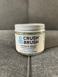 Nelson Naturals Crush and Brush Mint Glass Jar