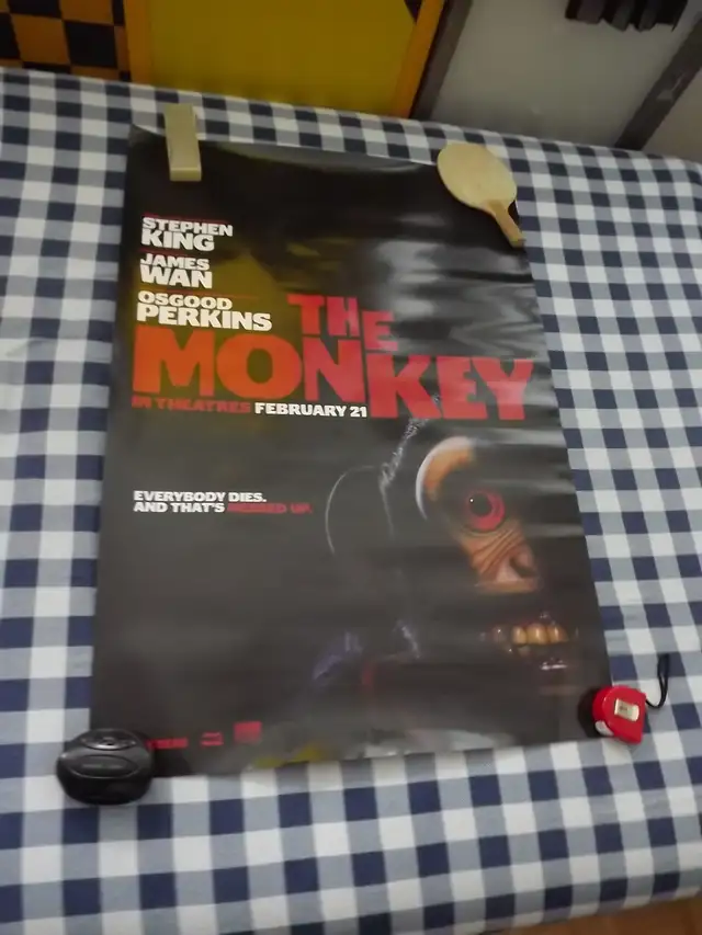 "THE MONKEY" HORROR MOVIE POSTER 2025 /STEPHEN KING in Arts & Collectibles in City of Toronto - Image 3