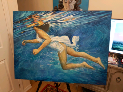 Oil painting on canvas 150-1000$., View more