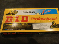 DID Chain 428vm, shifter, petcock kits