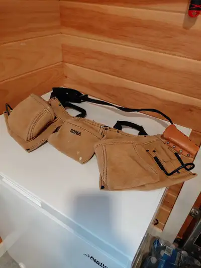 leather multi pocket tool belt, View more