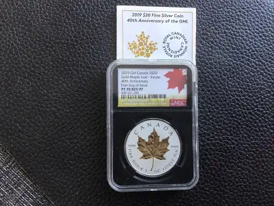 I'm offering a pristine 2019 $20 Fine Silver Coin, commemorating the 40th Anniversary of the GML. Th...