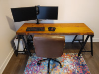 Table de bureau en bois massif