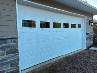 Insulated Garage Door with Opener and Hardware