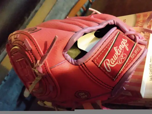 Girls pink baseball glove, Rawlings  in Baseball & Softball in City of Toronto - Image 4