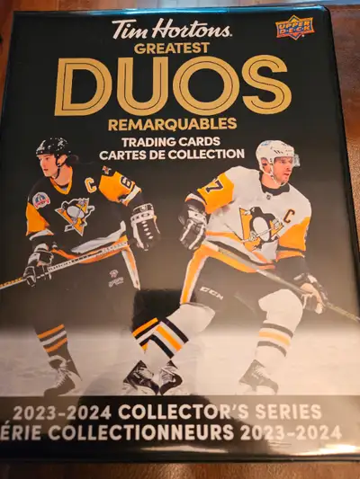 2024 Tim hortons Duos collection. Base 1 - 100 LN 1 - 15 FF 1-15 RC 1 - 15 RR 1 - 15 160 cards in to...