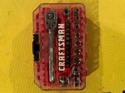 Craftsman 1/4" drive SAE socket set . N.I.B. $30.00. Low Ballers will be ignored .