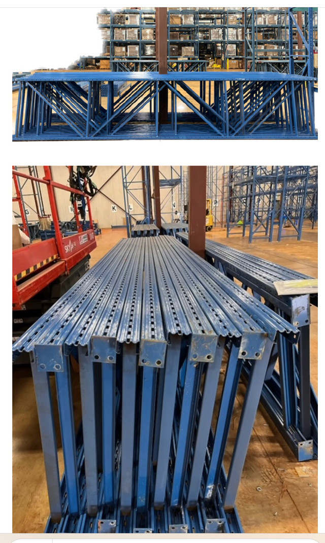 Racking Uprights (42”x20’+) - Beams (8’x4”) - Mesh Decks (42”x46 in Industrial Shelving & Racking in Hamilton - Image 2