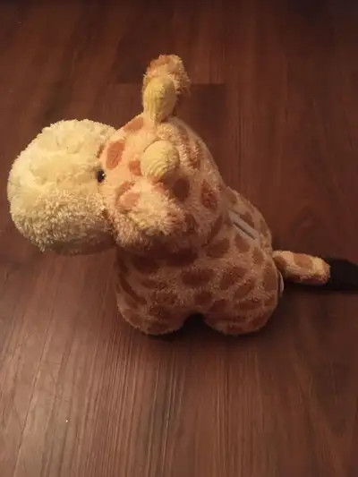 Giraffe teddy bank, View more