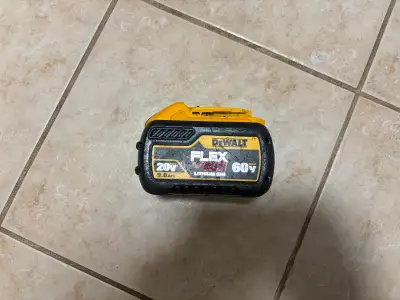 QUICK SALE - DEWALT 9Ah FlexVolt Battery warranty. Sells $383, View more