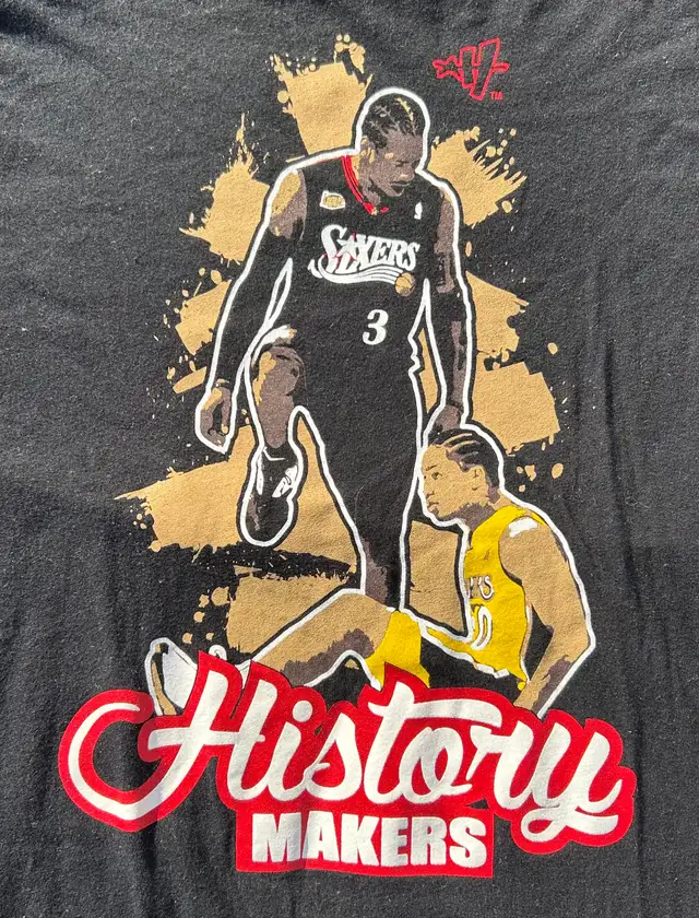 Allen Iverson Step Over Tyronn Lue Art History Shirt Sz XL in Men's in Windsor Region - Image 3