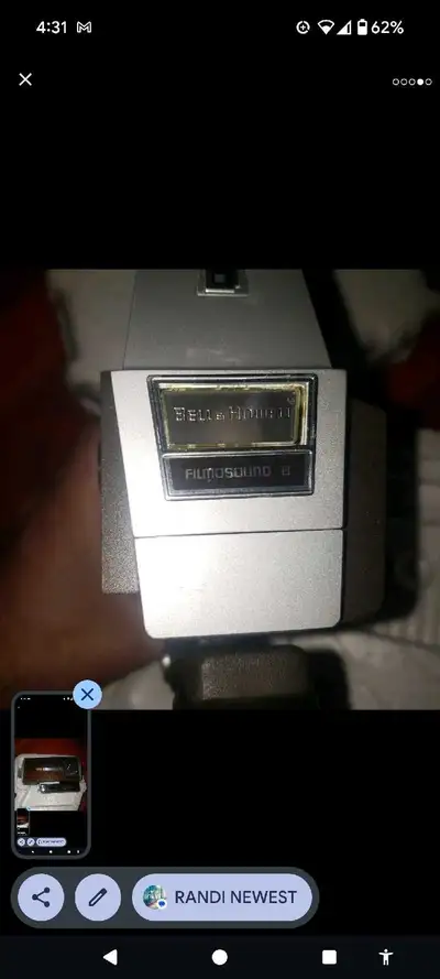 Vintage BELL AND HOWELL FILM SOUND 8 CAMERA, View more