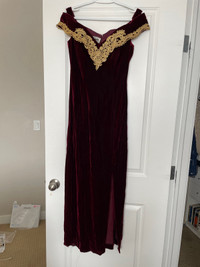 Beautiful velvet formal special occasion dress