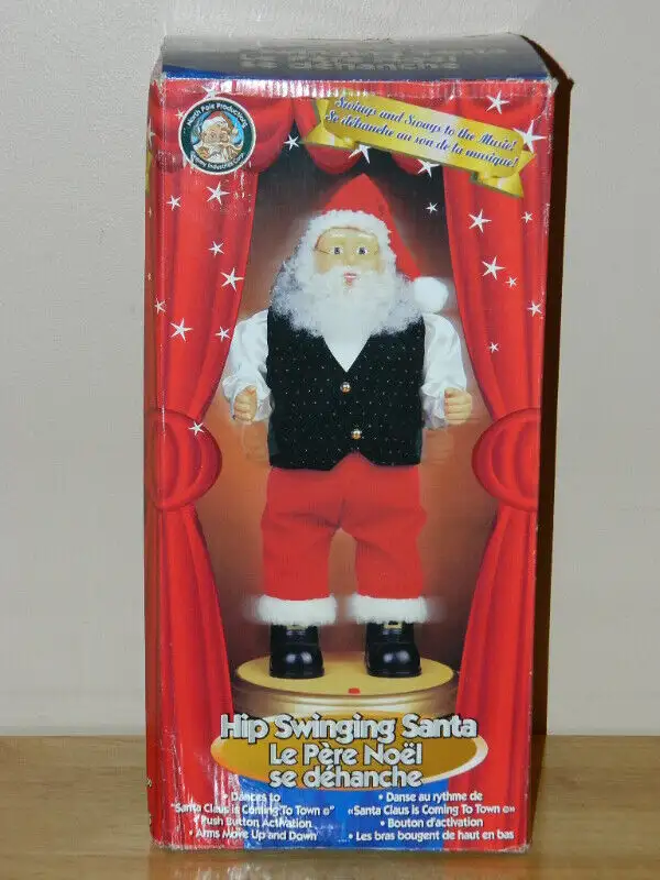 Christmas Decorations Hip Swinging Santa &  LED  Wind Chimes in Other in Oshawa / Durham Region - Image 10