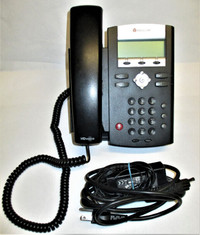 Like New! Polycom SoundPoint IP 321 Corded Phone Sets