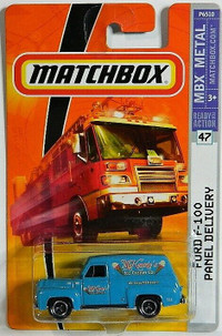 Matchbox 1/64 '55 Ford F-100 Panel Delivery Truck Diecast