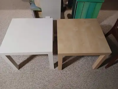 2 IKEA end tables, View more