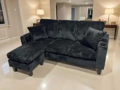 Corduroy sofa , free home delivery , View more