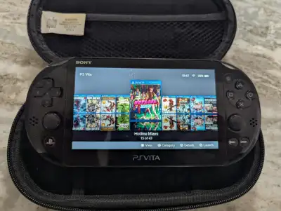 512 GB BLACK PS VITA SLIM with 12500+ Games, View more