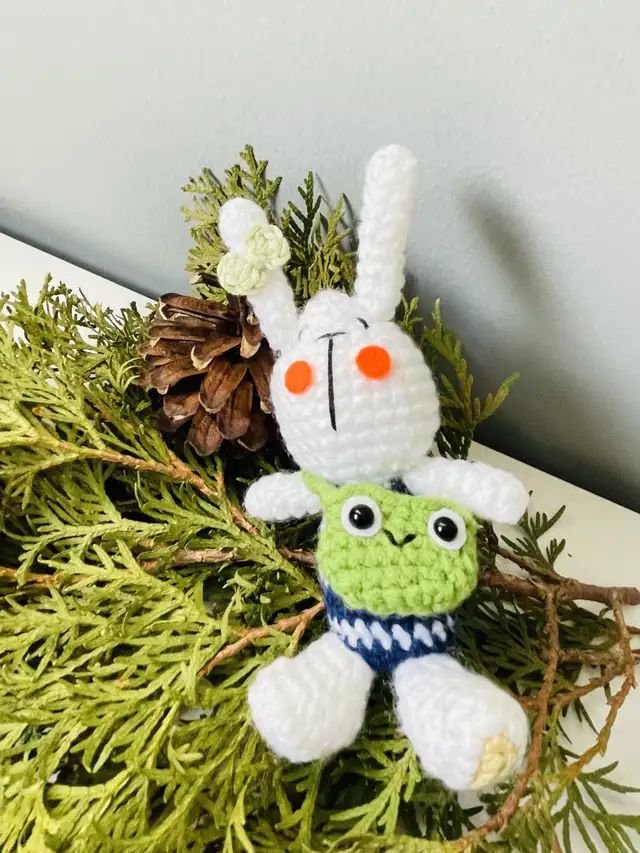 Handmade Crocheted Rabbit
