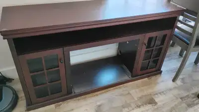 TV stand. About 4 feet long.