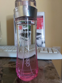Perfume- Lacoste (Dream of pink)- 90ml bottle  - used about 5ml