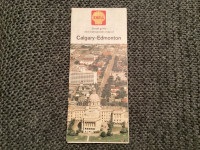 Vintage Ad Shell Gas Calgary Edmonton Maps and Street Guide