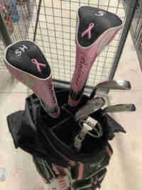 Ladies Golf Club bag and sticks plus extras