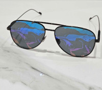 YSL- Titanium SL 193T Aviator Sunglasses w/ Case