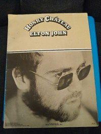 Elton John Honky Tonk Chateau sheet music book 