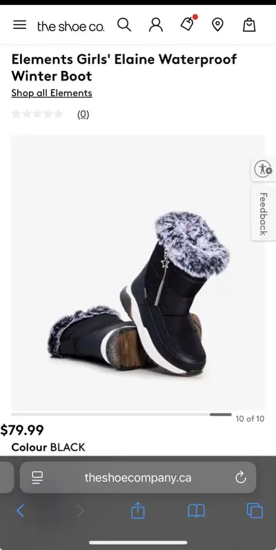 NEW IN BOX Elements size 11 Elaine Waterproof Winter Boots, View more