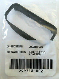 NEW Bose 299318-002 iPod Black Dock Insert for SoundDock I / II