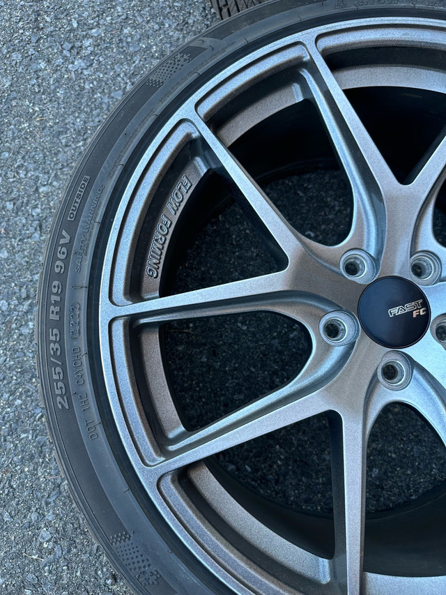 19” Fast Wheels FC04 and Kumho Wintercraft WP72 in Tires & Rims in Ottawa - Image 2