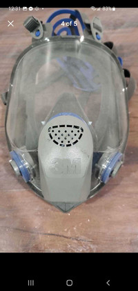 3M Full Face Work Respirator without filters.