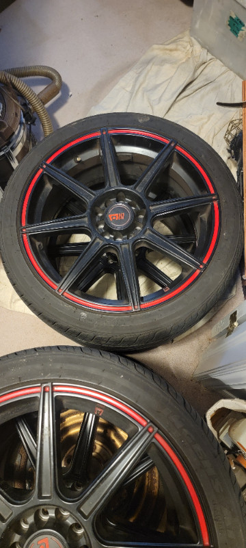 Tire & rim package new 18x8 225/40/ZR18 in Tires & Rims in Hamilton