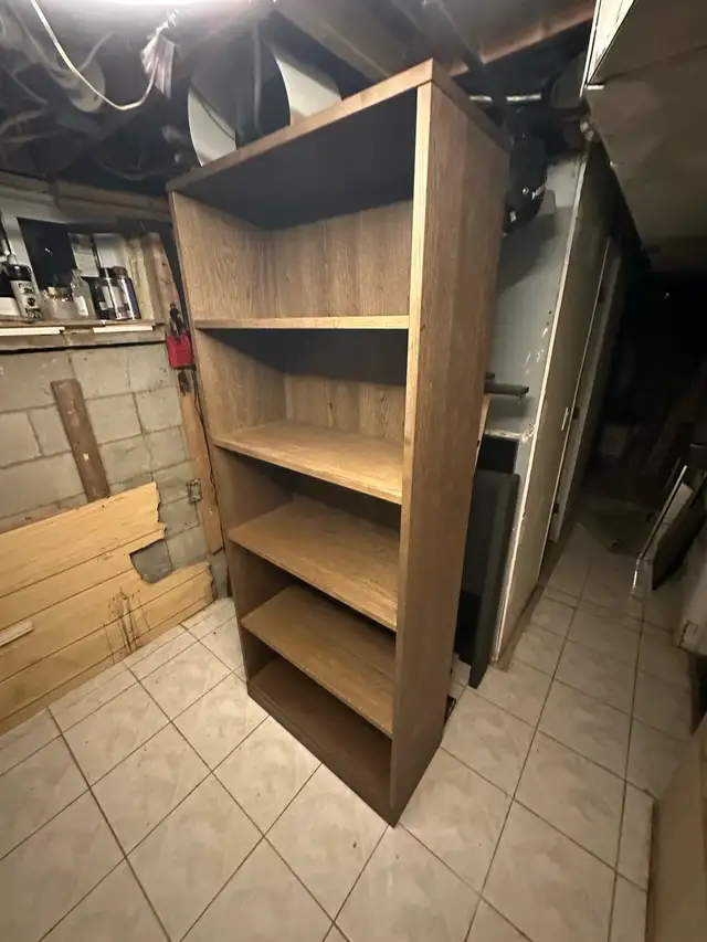 Wooden Bookcase H79 W32 D14.5 in Bookcases & Shelving Units in City of Toronto - Image 5