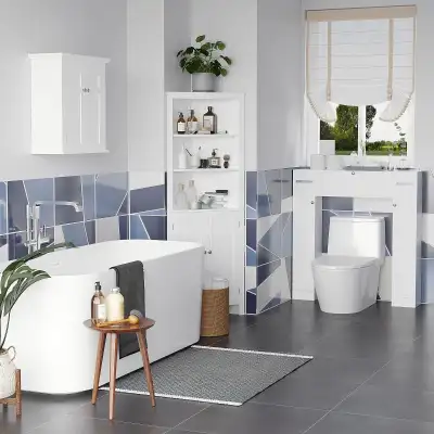 Bathroom Cabinet, Medicine Cabinet, Over Toilet Storage Cabinet with Adjustable Shelves for Entryway...