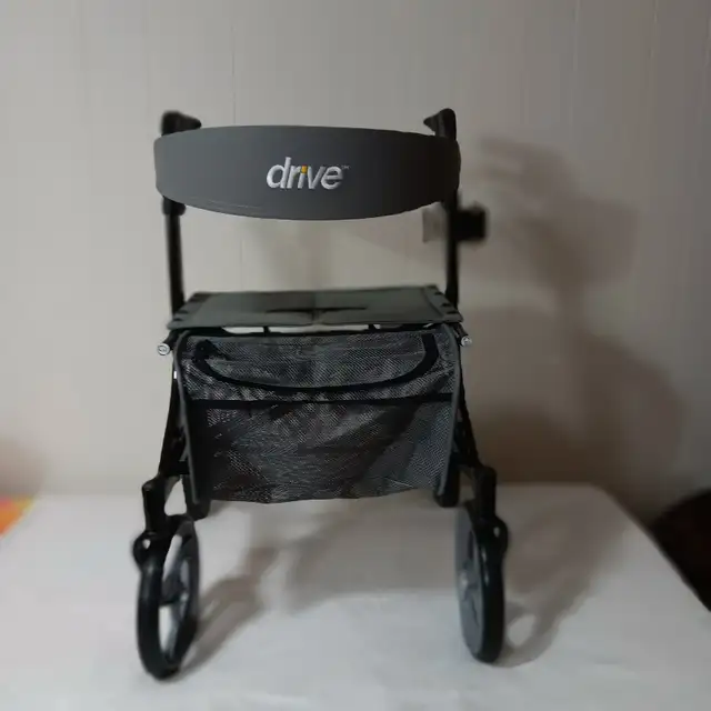 Walker - Rollator Nitro Aluminum Walker with 10" Casters in Health & Special Needs in Edmonton - Image 3