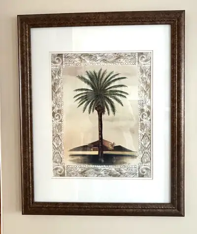 Framed Palm Tree Print, View more