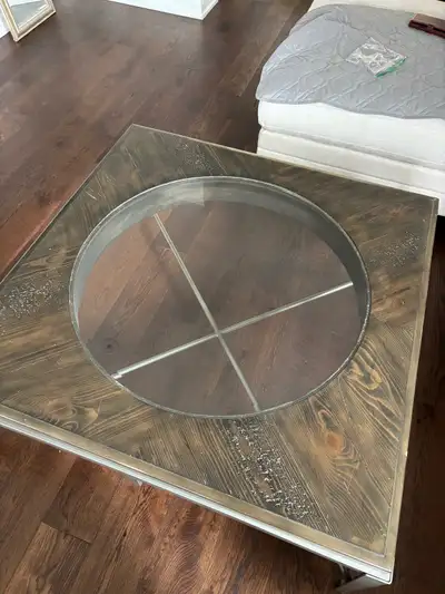 wood coffee table, View more