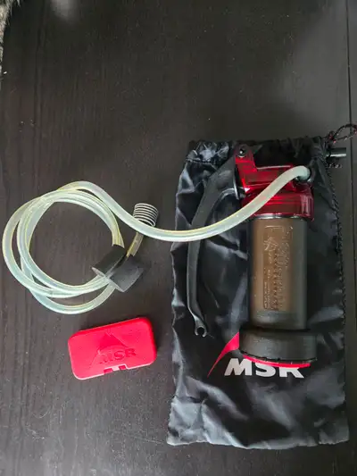 Like new water filter. Perfect for day hikes, over night camping to multiday backpacking. Works perf...