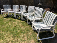 patio chairs (6)
