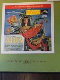 opéra Aida de Verdi 4 disques vinyle 1946