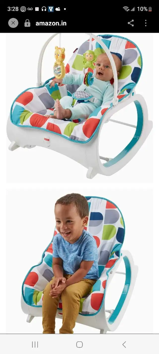 Baby/toddler sit up seat/vibrating/ rocking chair in Playpens, Swings & Saucers in Edmonton - Image 5