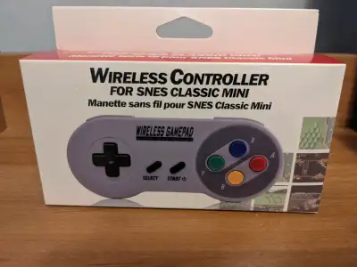 Wireless Gamepad 2.4GHZ joypad Joystick Controller for SNES Super Nintendo Classic mini console remo...