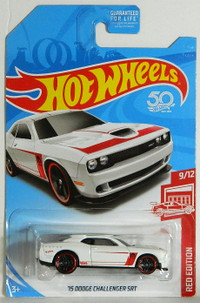 Hot Wheels Red Edition 1/64 '15 Dodge Challenger SRT Diecast