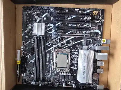 RIMEB76OM-A AX6 ii + intel i5 14400f + 600 what power supply , View more