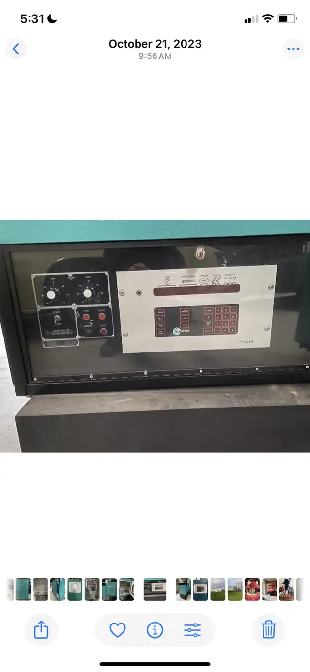 conviron E7 incubator 64236050512130122